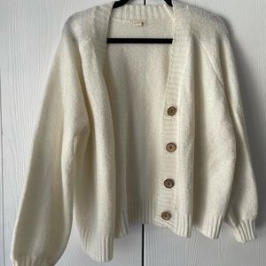 Fuzzy cardigan
